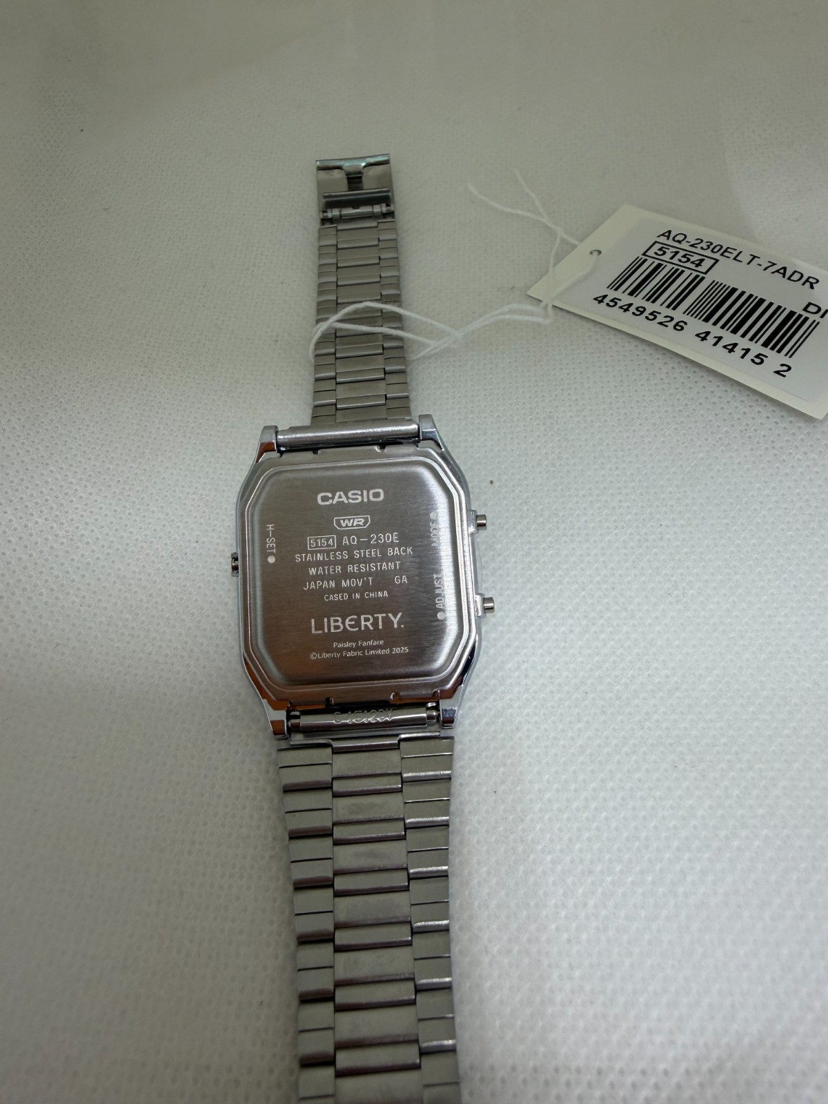 Casio AQ-230ELT-7ADR x Liberty Analog Digital Paisley Unisex Watch