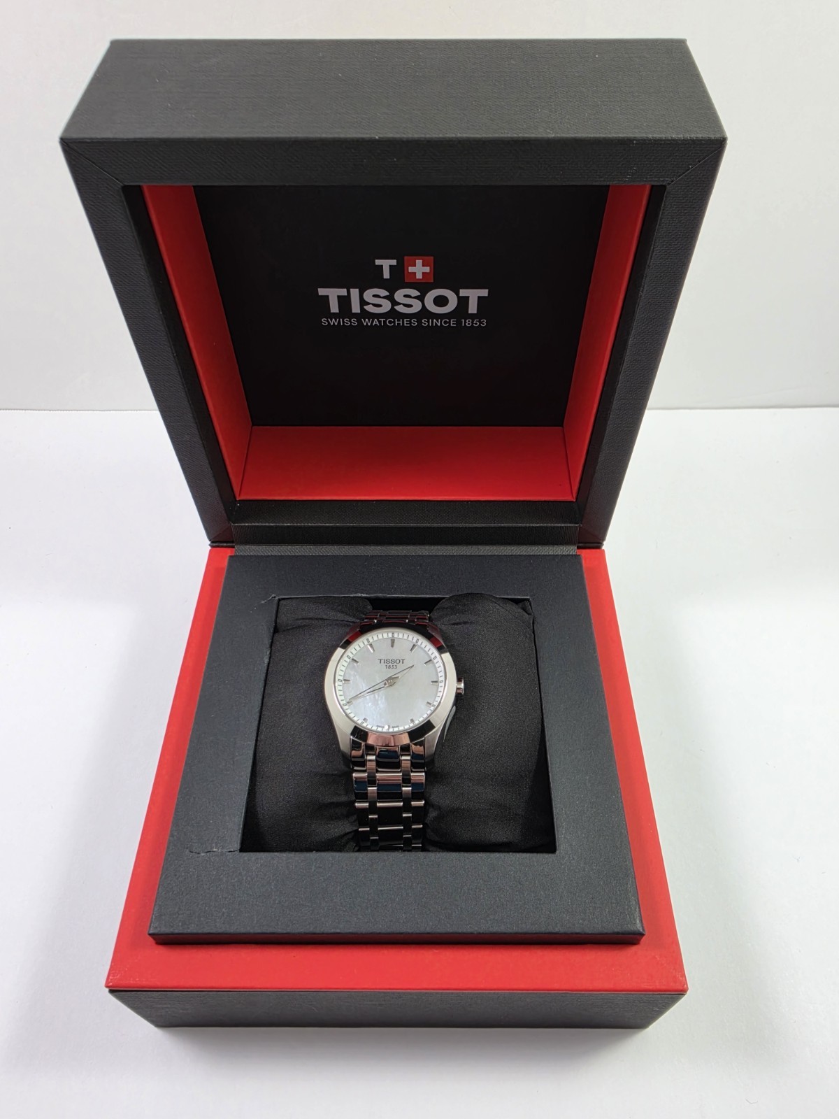 Tissot Couturier Secret Date Quartz Stainless Steel Ladies Watch T0352461111100