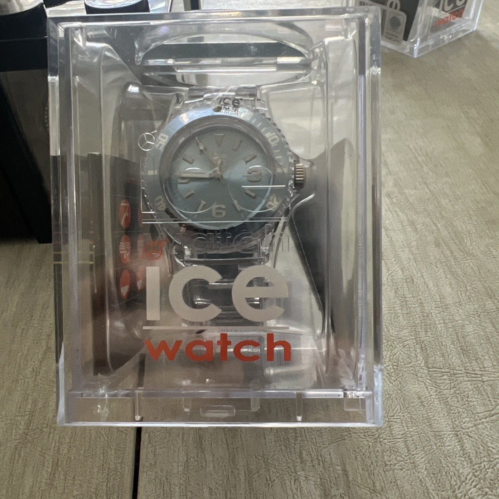 Ice Watch Pure Blue – Unisex Transparent Medium 40mm PU.FT.U.P.12 Watch