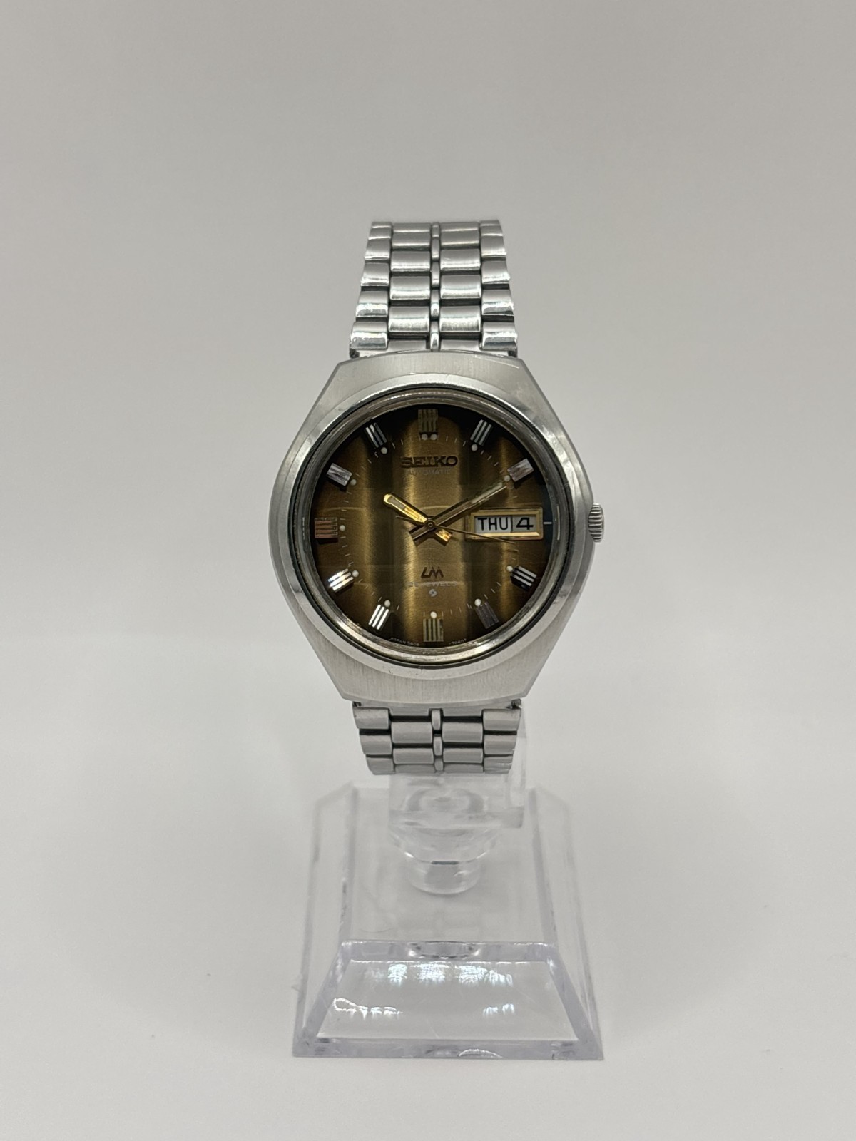Seiko LM Lord Matic 5606-7300 Automatic 25 Jewels Day Date Men’s Watch Japan