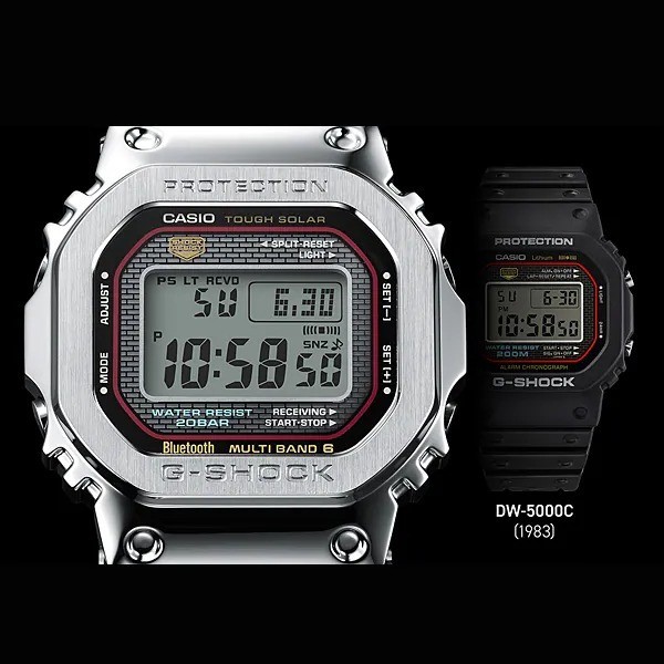 Casio G-Shock GMW-B5000D-1CJF Full Metal Solar Bluetooth Watch Japan