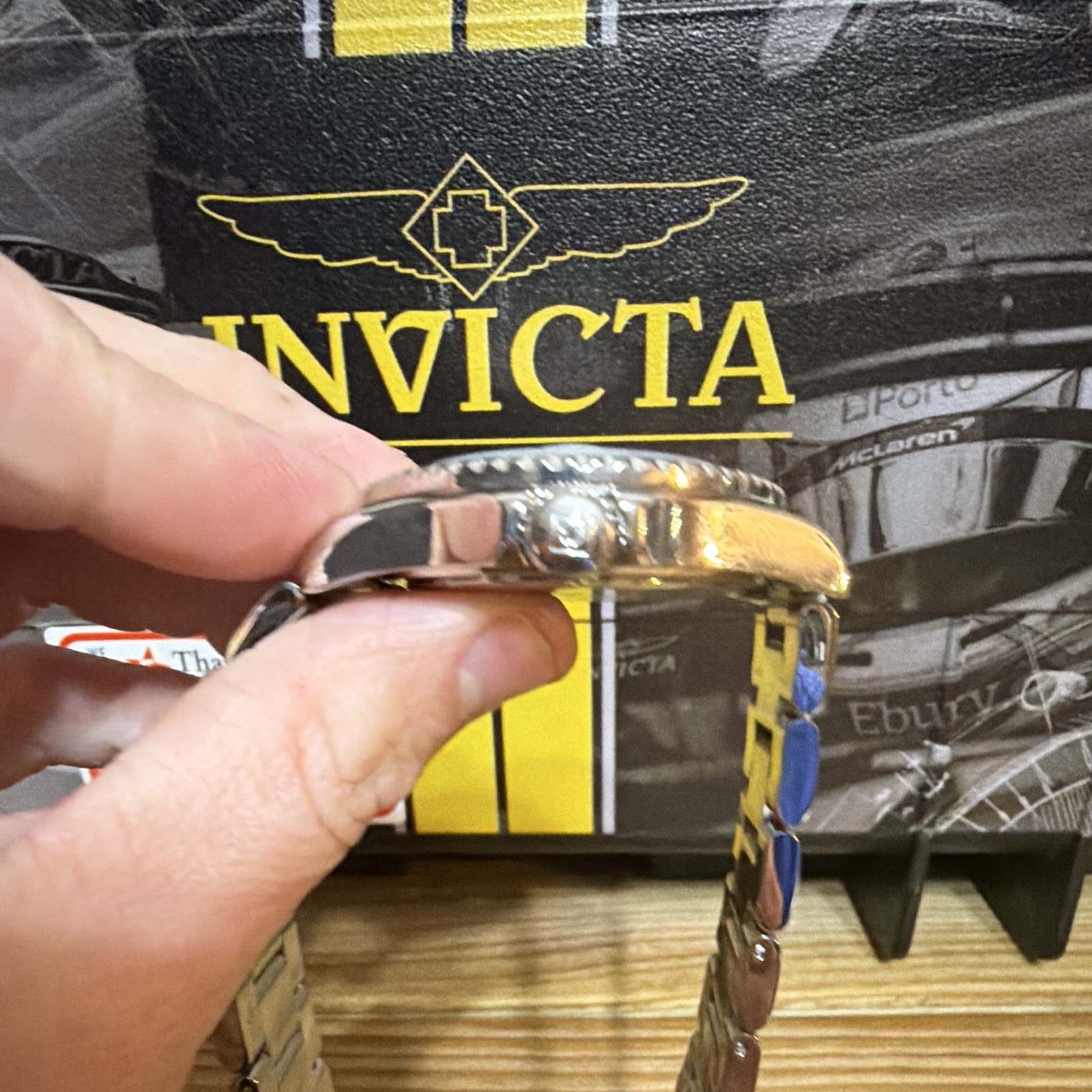 Invicta Pro Diver Men’s Quartz Blue Dial Date Steel Bracelet 40-43.9mm 200m