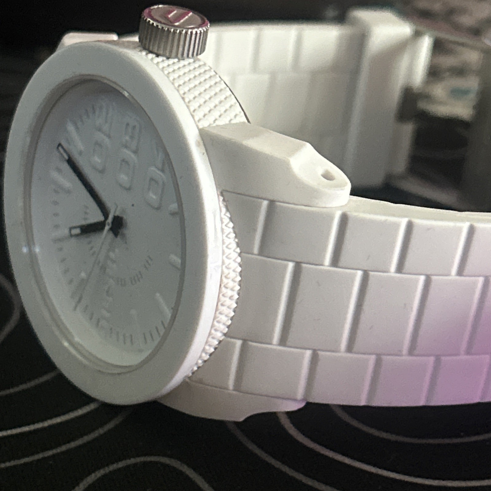 Diesel Double Down Men’s Silicone Ceramic Watch