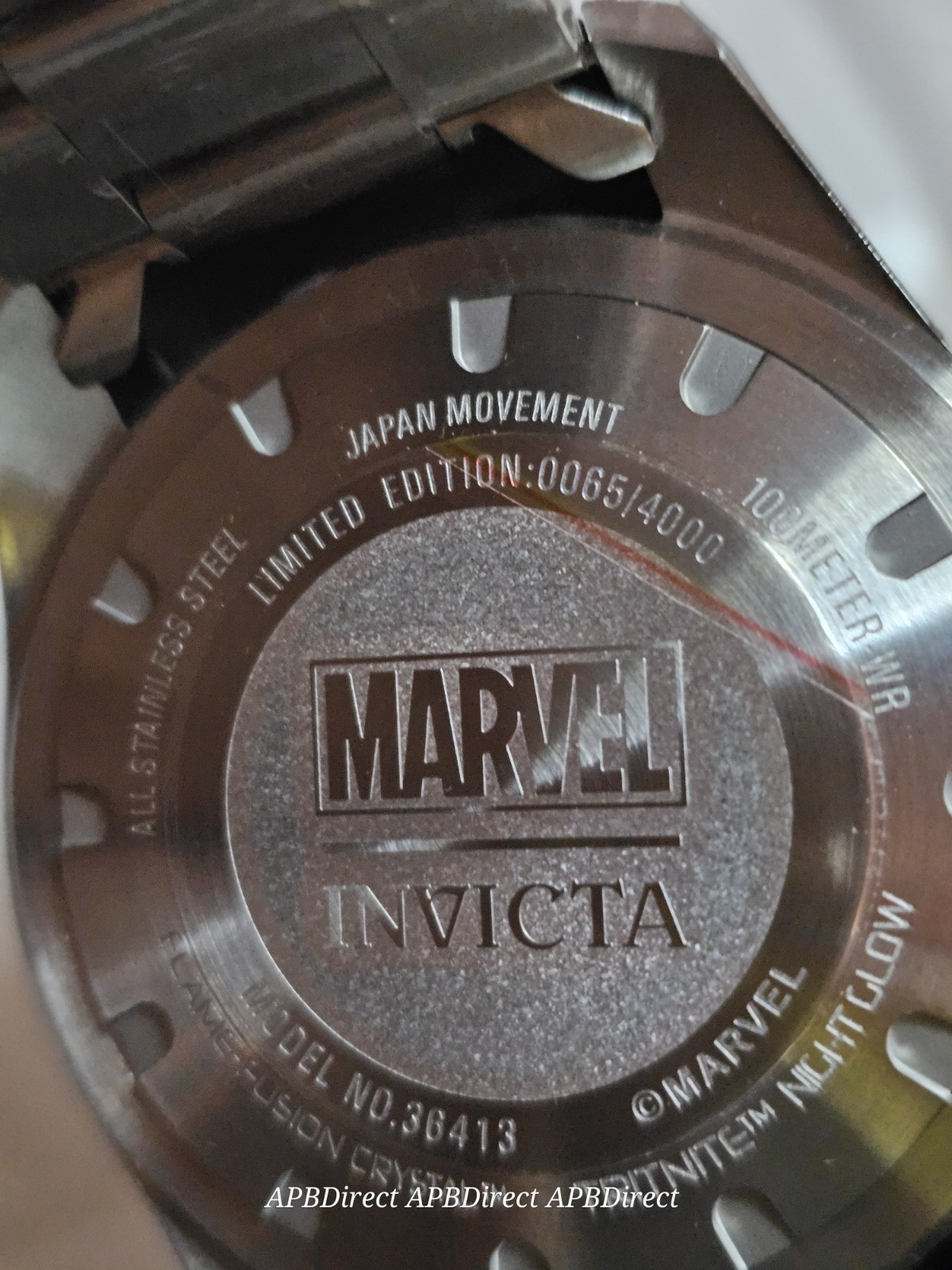Invicta – Marvel #60 Logo – 50mm Limited Edition Flame-Fusion mens Quartz watch