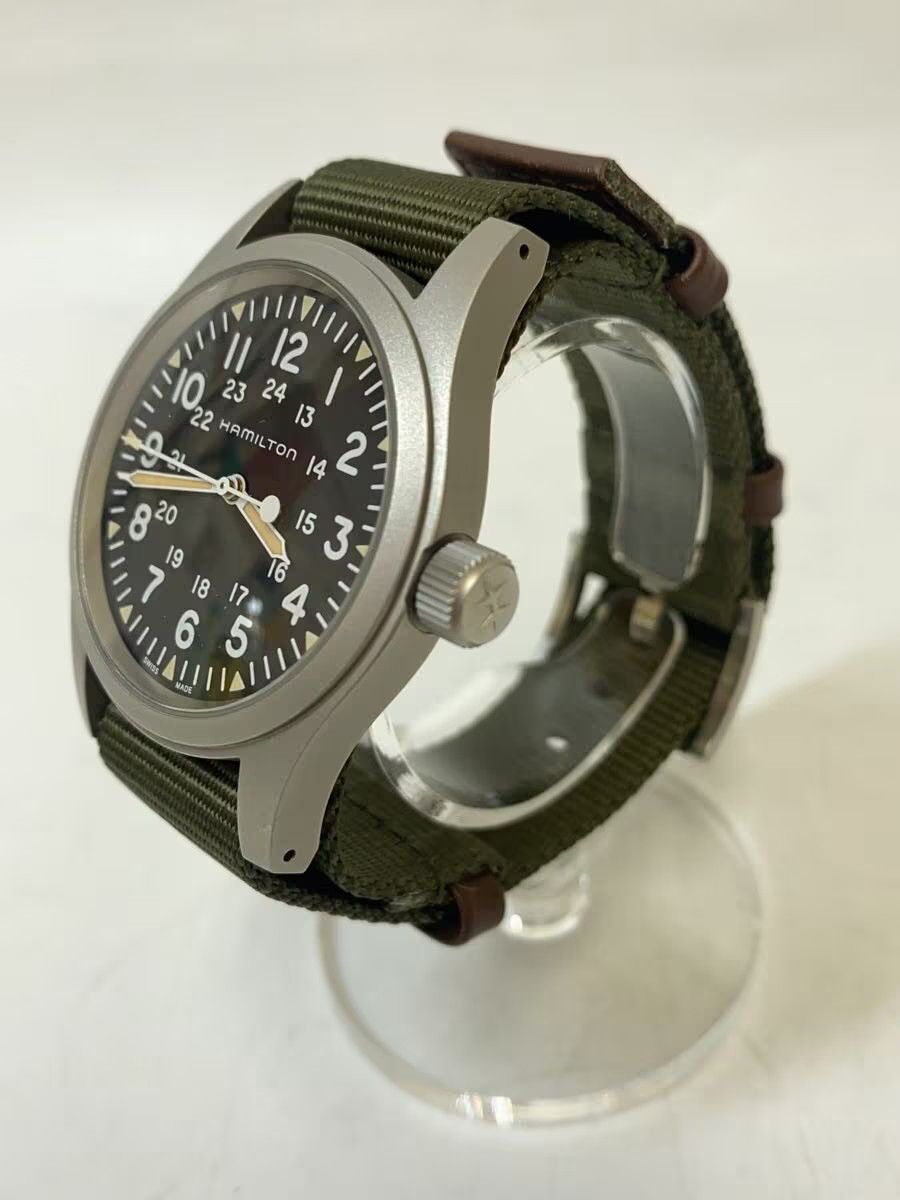 Hamilton H694390 Black Dial Manual winding Wristwatch #2nW1740