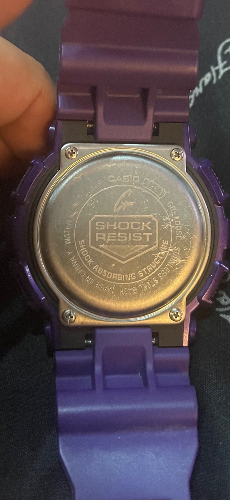 Casio G-Shock GD-100SC-6 Crazy Colors Purple Digital Watch