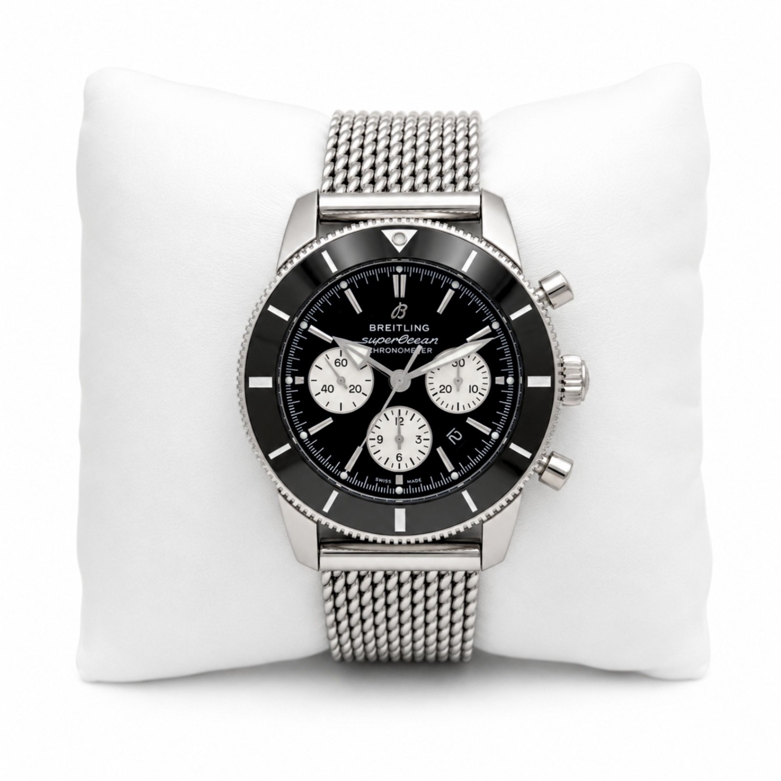 Breitling Superocean Héritage Chrono AB0162121B1A1 Auto 44 Black Dial/Bezel .B/P