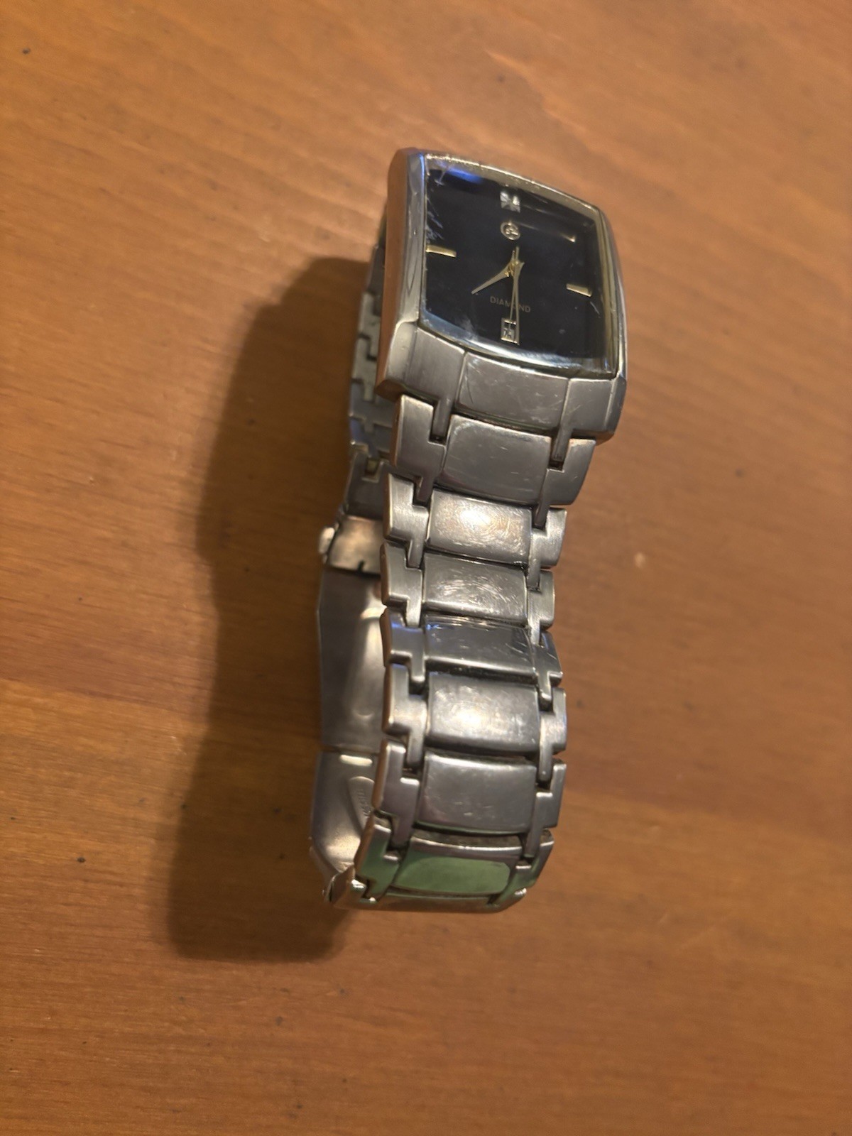 George Men’s Silver Case with Silver Bracelet Watch FMDGE 406 Used EX FS