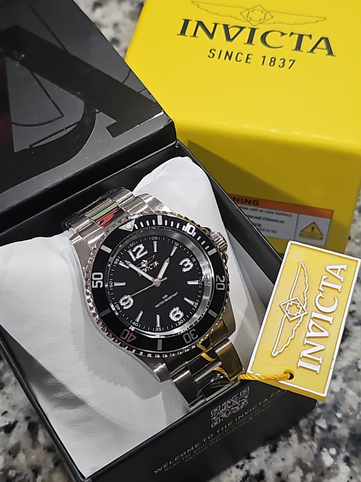 Retail $329.00 Invicta Specialty Rowan Men’s Watch – 40mm. Steel (49335)