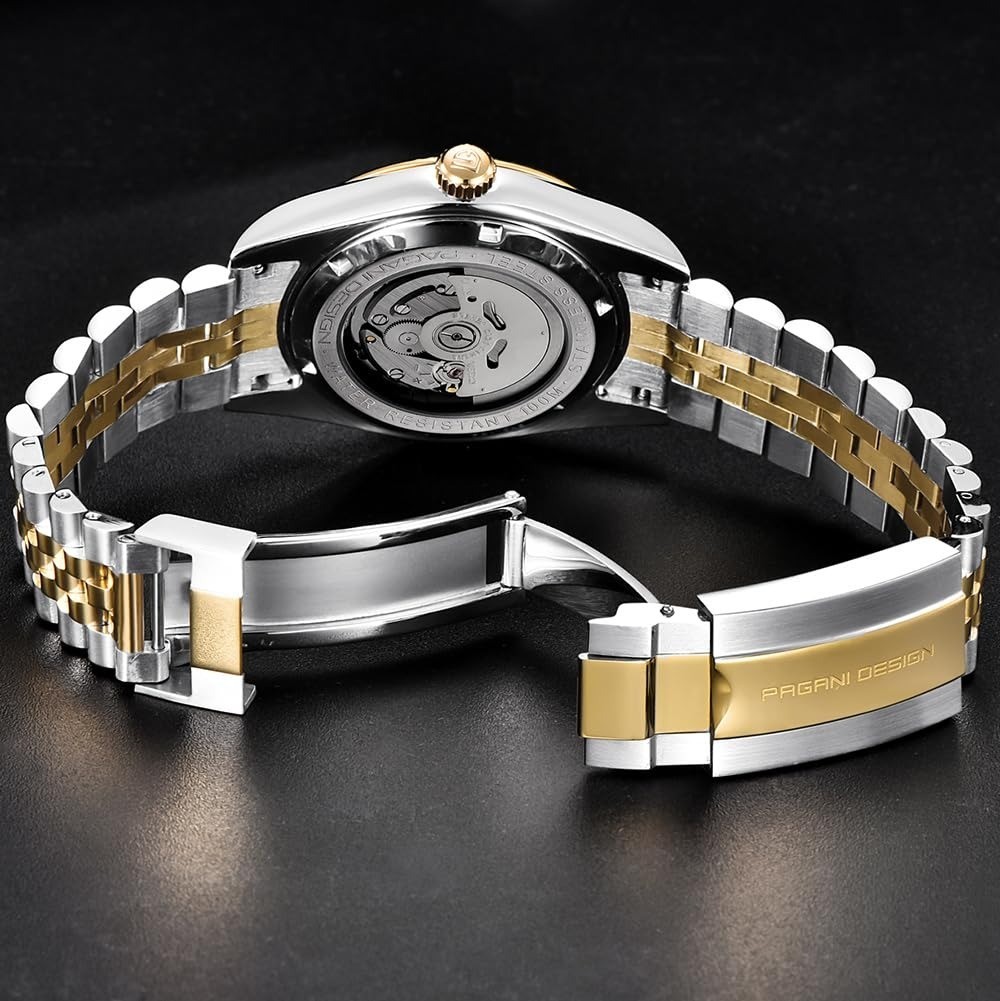 Pagani Design Automatic Watch 40mm Stainless Steel Date Display NH35
