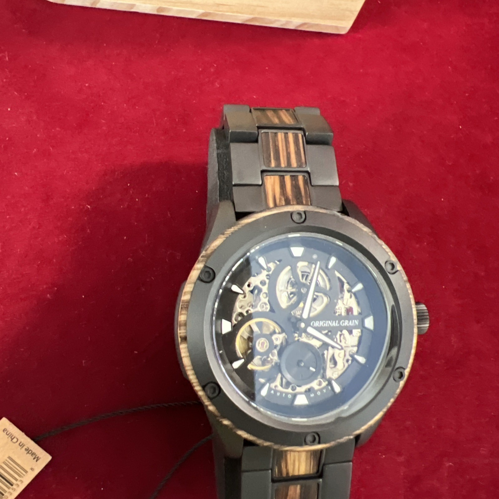 Original Grain Charred Whiskey Rugged Automatic 44mm Men Watch