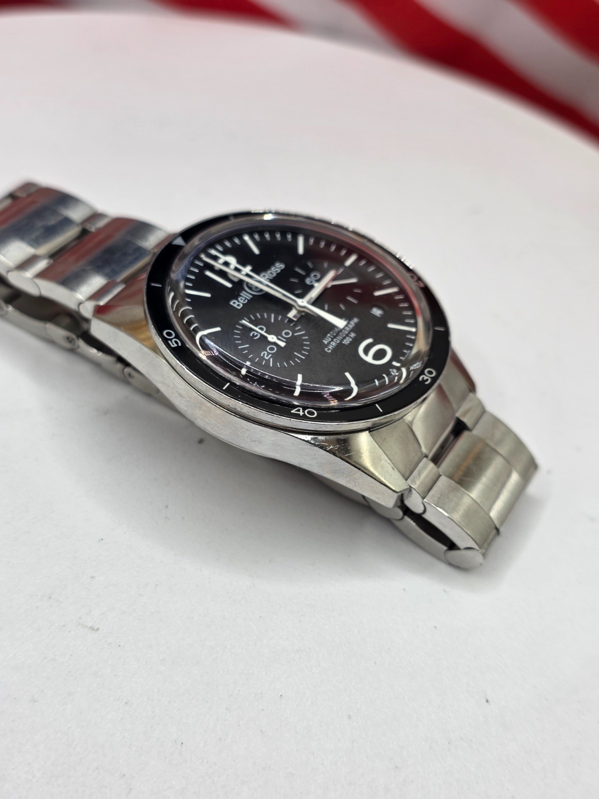 BELL &ROSS BR126-95-SP AUTOMATIC 42mm WATCH CHRONOGRAPH