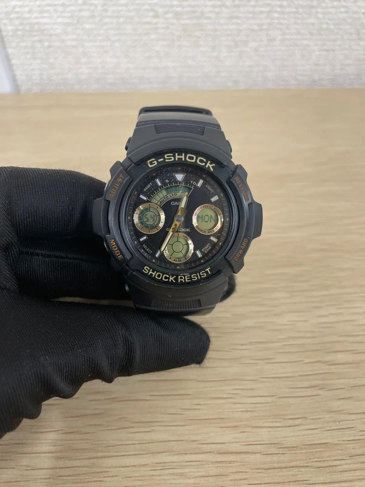 #【Working Condition】G-SHOCK AW-591GBX Black x Gold Casio【Watch 1】【2】
