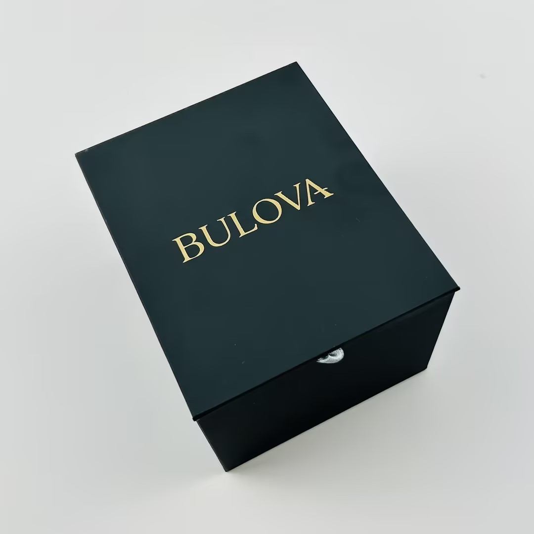 Bulova Marine Star 98B400 Men’s Blue Dial Stainless Chronograph Quartz Watch New