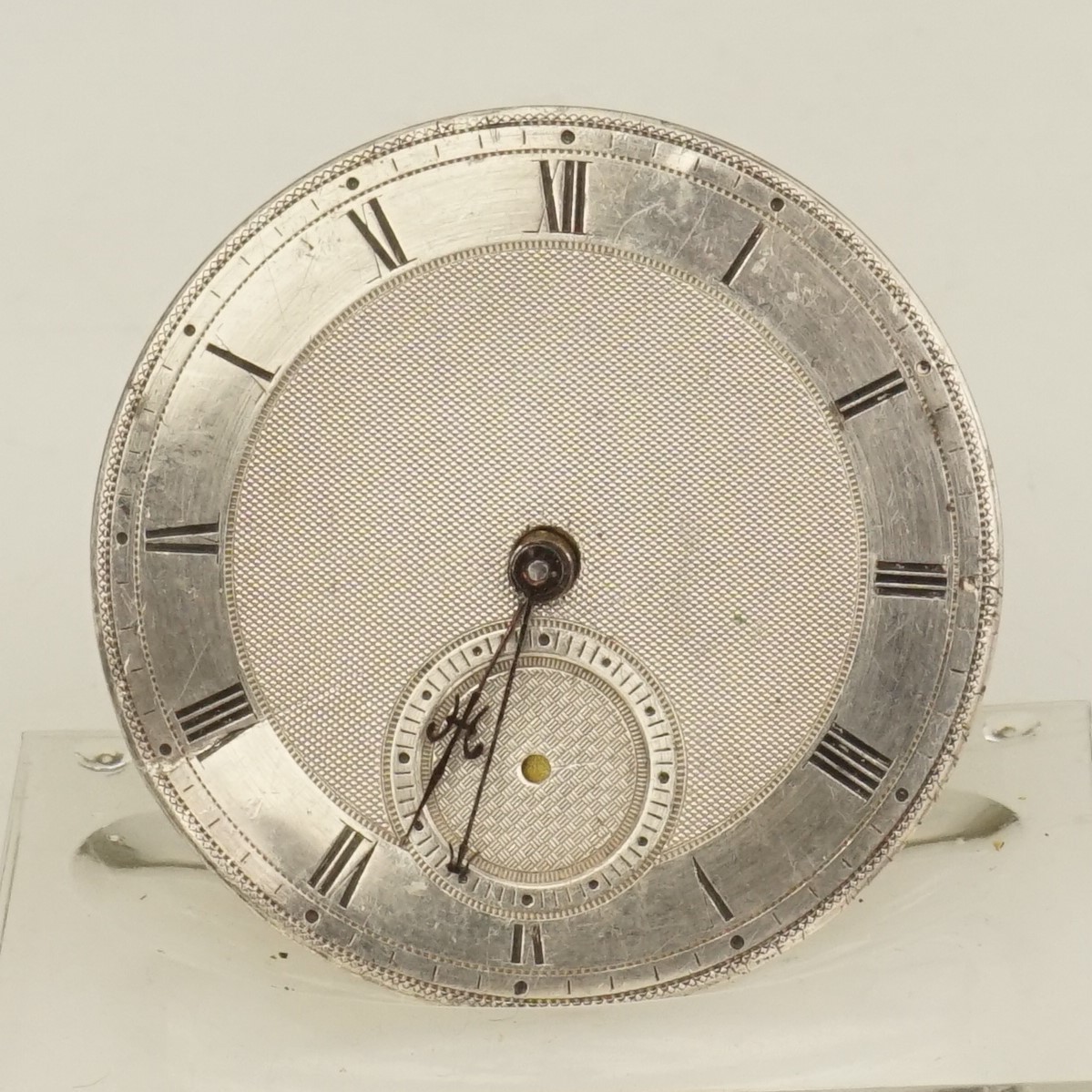 Rare! Silver Dial Movement Pocket watch Men’s no fusee no repeater no duplex RAR