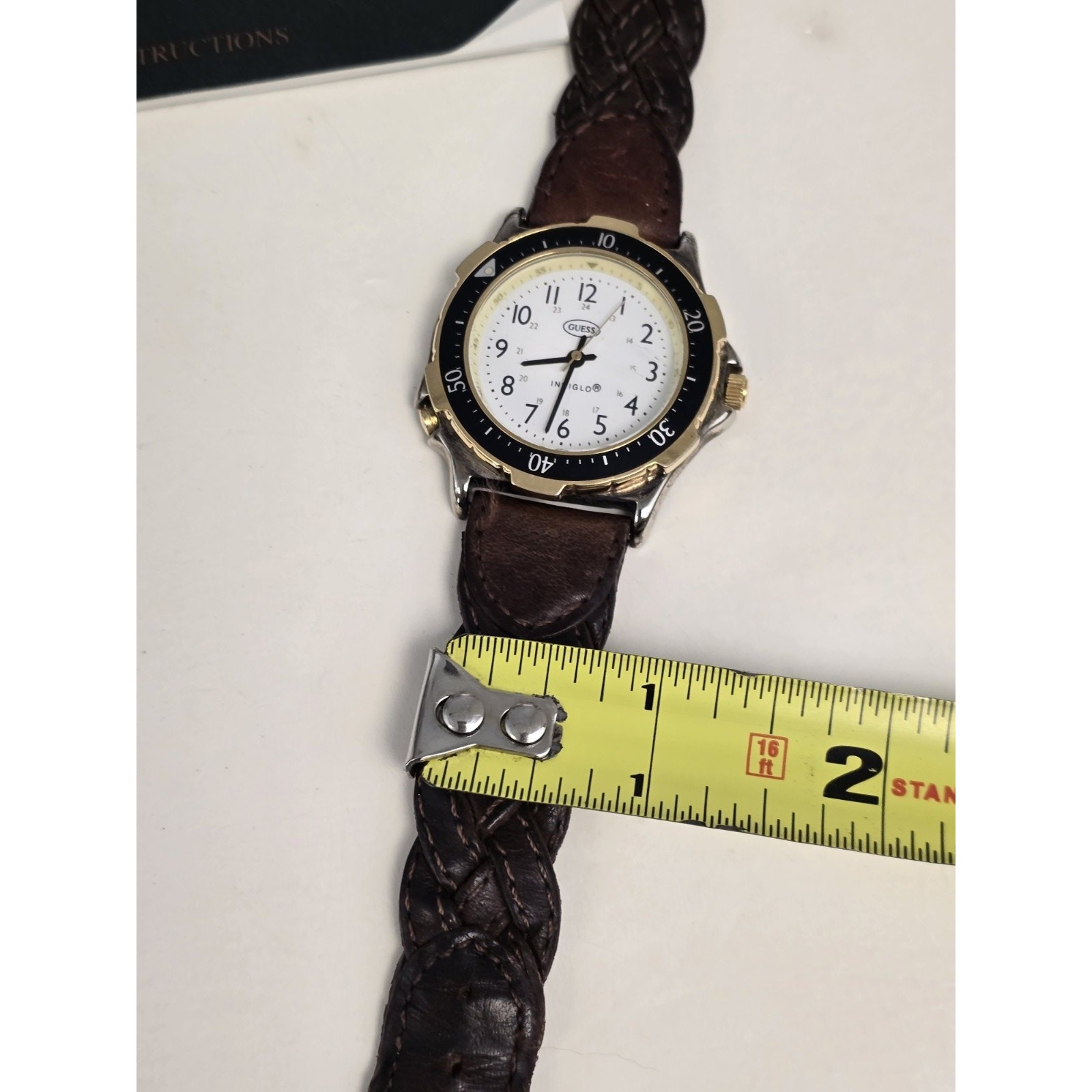 Guess Indiglo Watch Philippines Movt Water Resistant Vintage 90’s