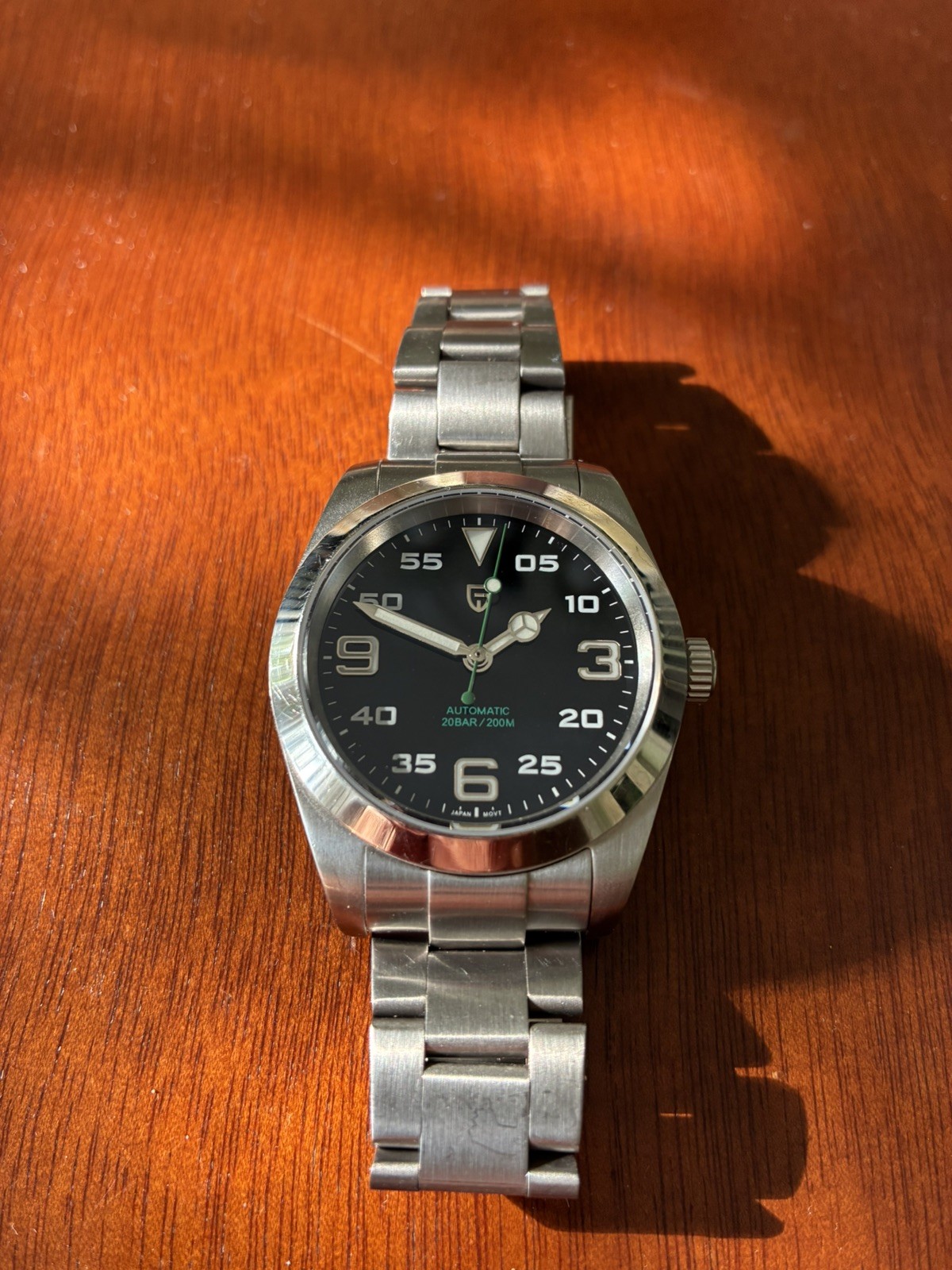 PAGANI DESIGN PD-1692 Automatic Men’s Watch AR Sapphire 20Bar Steel