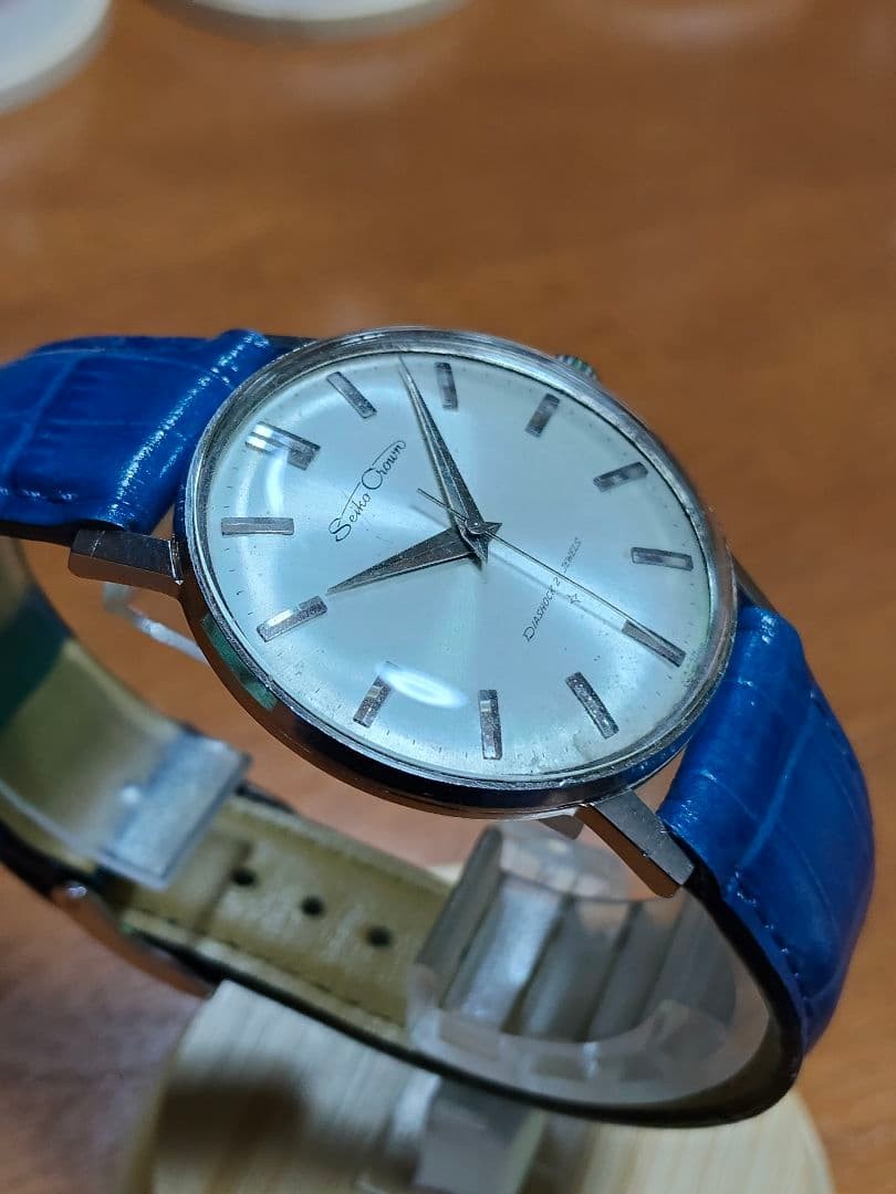 Seiko Crown Manual Wind Wristwatch 21 Jewels OH Completed October 2023
