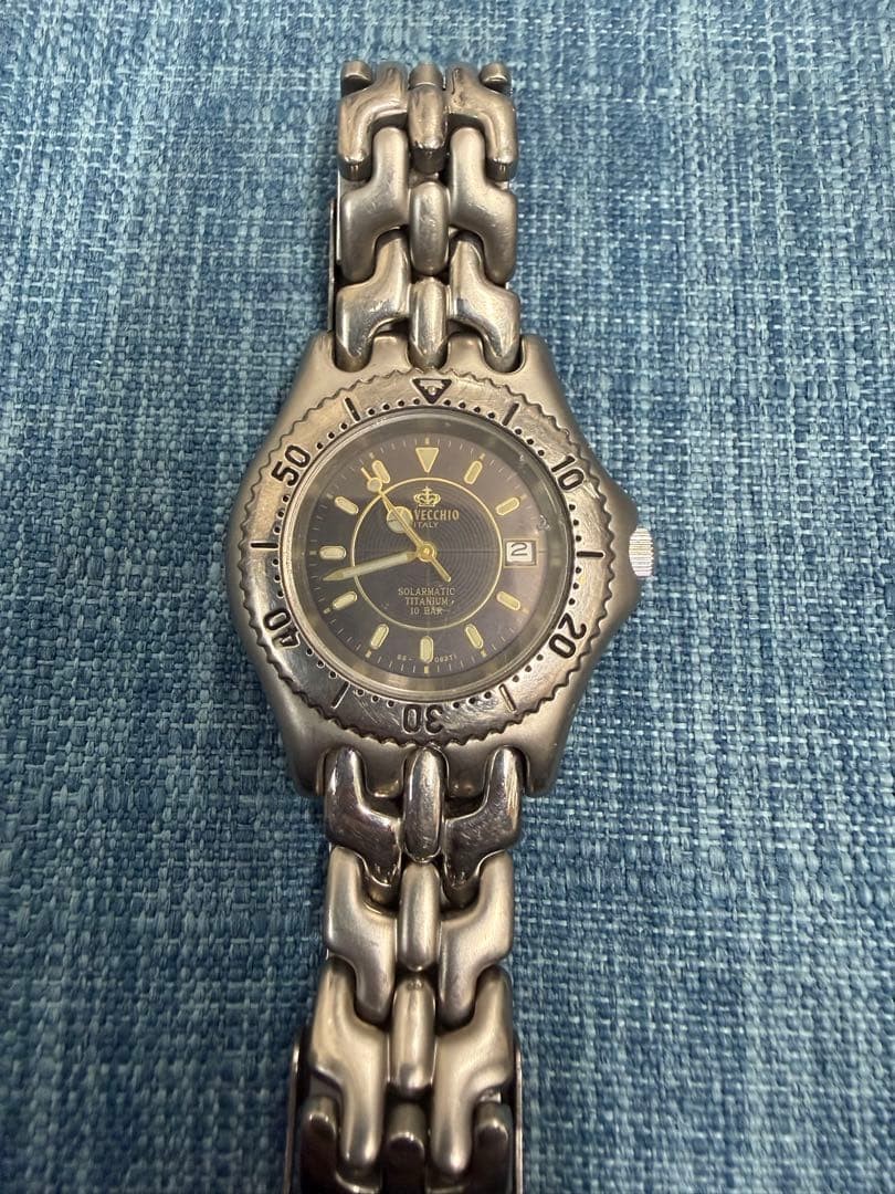 Working SALVECCHIO SS-083TI Date Titanium
