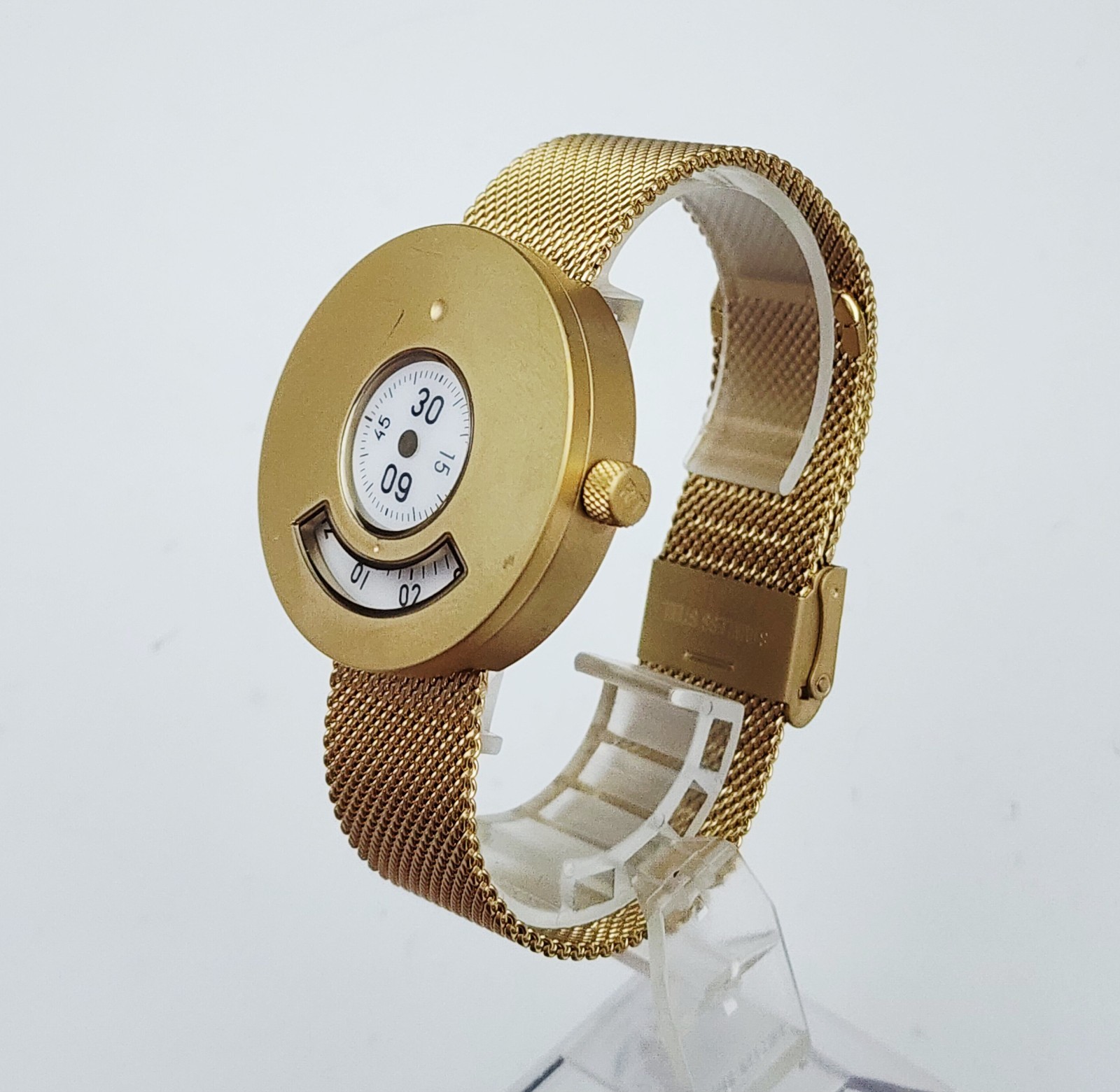 RARE,UNIQUE Men’s JUMP HOURS Watch REAL TIME. Designer Aleksej Iskos