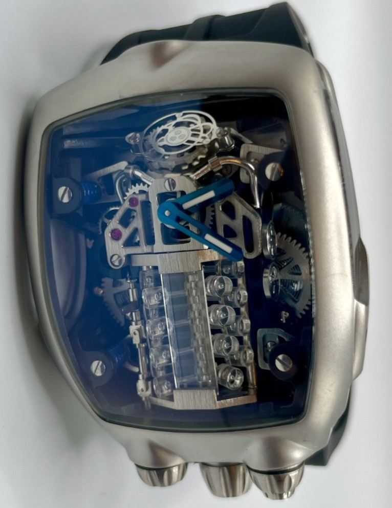 Montres Prestige Invicta Auto Engine Men’s Watch W/ Skeleton Dial 44mm MPW-0153