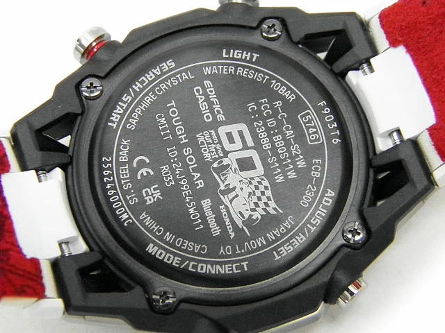 Casio Edifice ECB-2300HR-1AJR 5746 Solar Bluetooth Watch 45.8mm