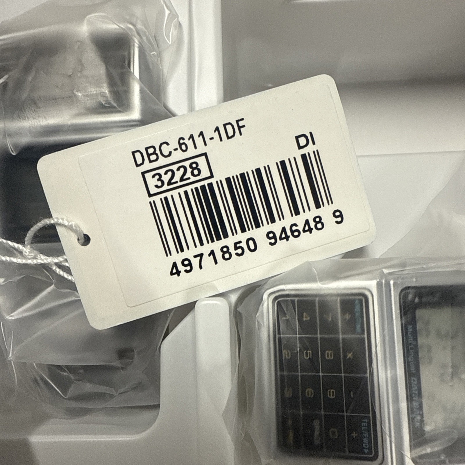 Casio DBC611-1D Databank Calculator Watch Vintage Digital Steel NEW w/ Box