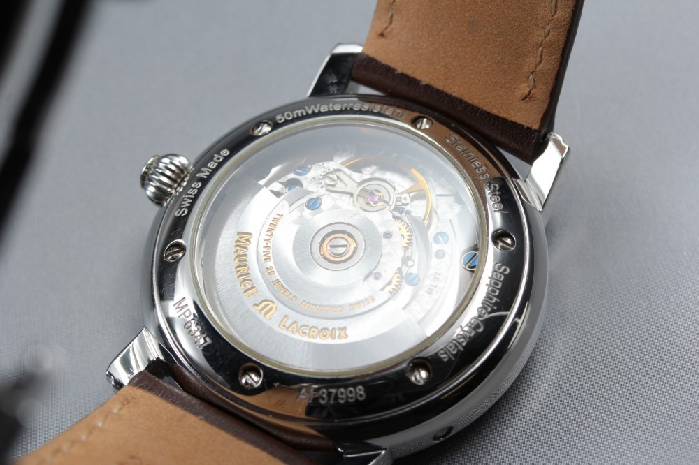 N MINT Maurice Lacroix Masterpiece MP6347 Moon Phase Triple Calendar Auto Men’s