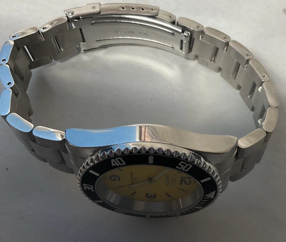 INVICTA 49345 Specialty Rowan 40mm Lemon Yellow Dial Steel Mens Watch
