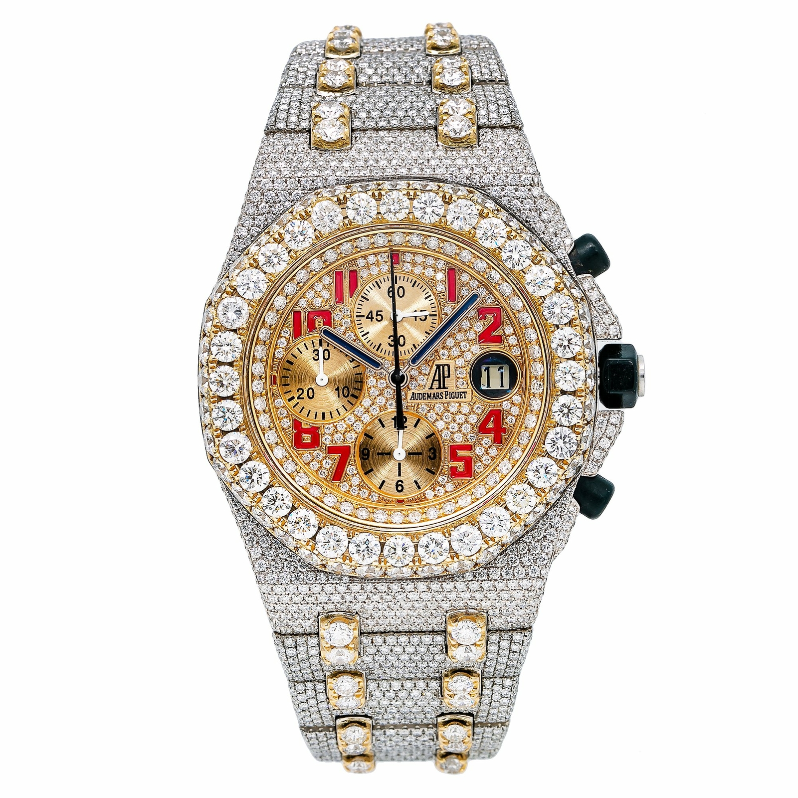Audemars Piguet Royal Oak Offshore Chronograph 42mm Iced Out 31.75 CT – 26170ST