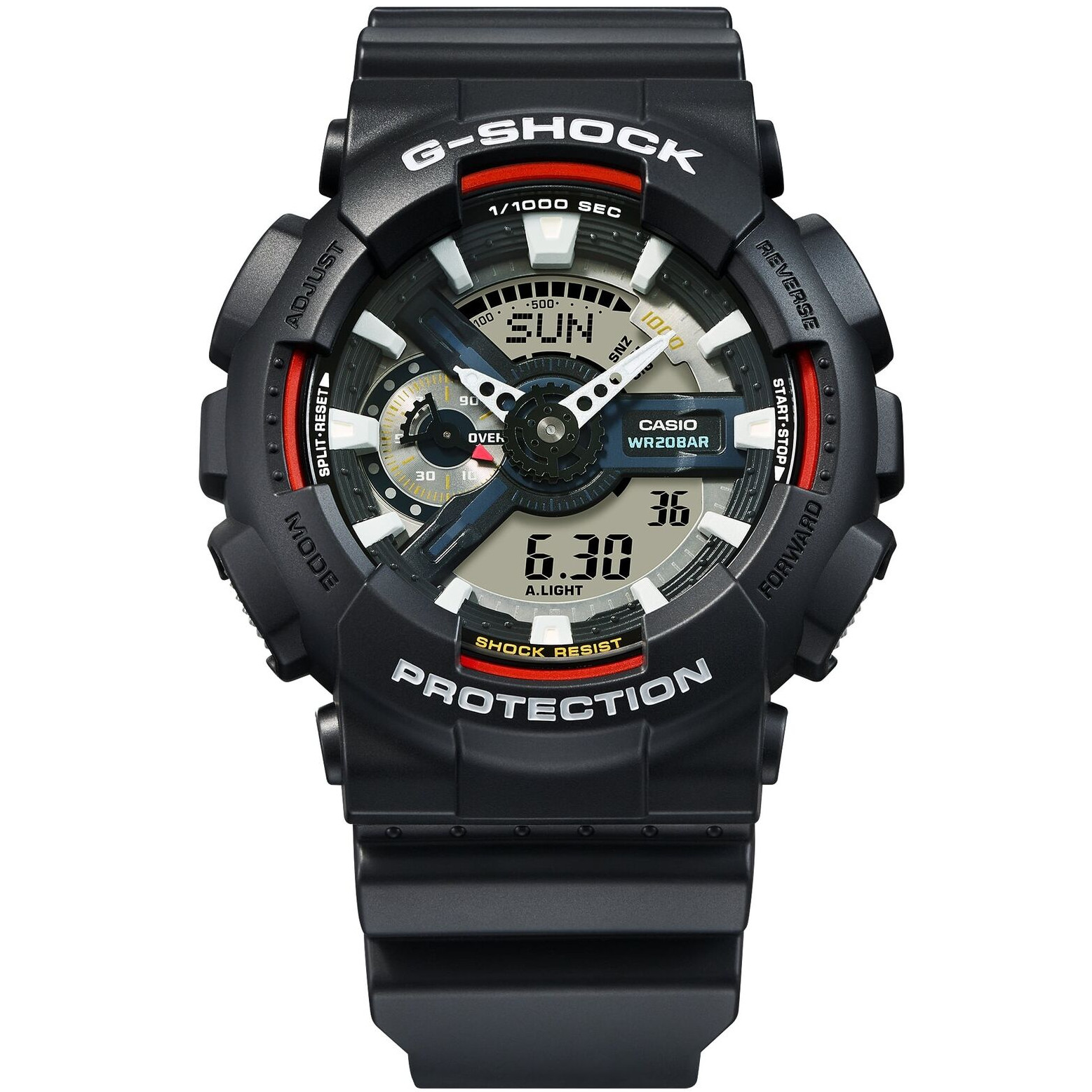 CASIO G-SHOCK GA-110RL-1AJF Iconic Styles Analog Digital Watch Black 51.2mm