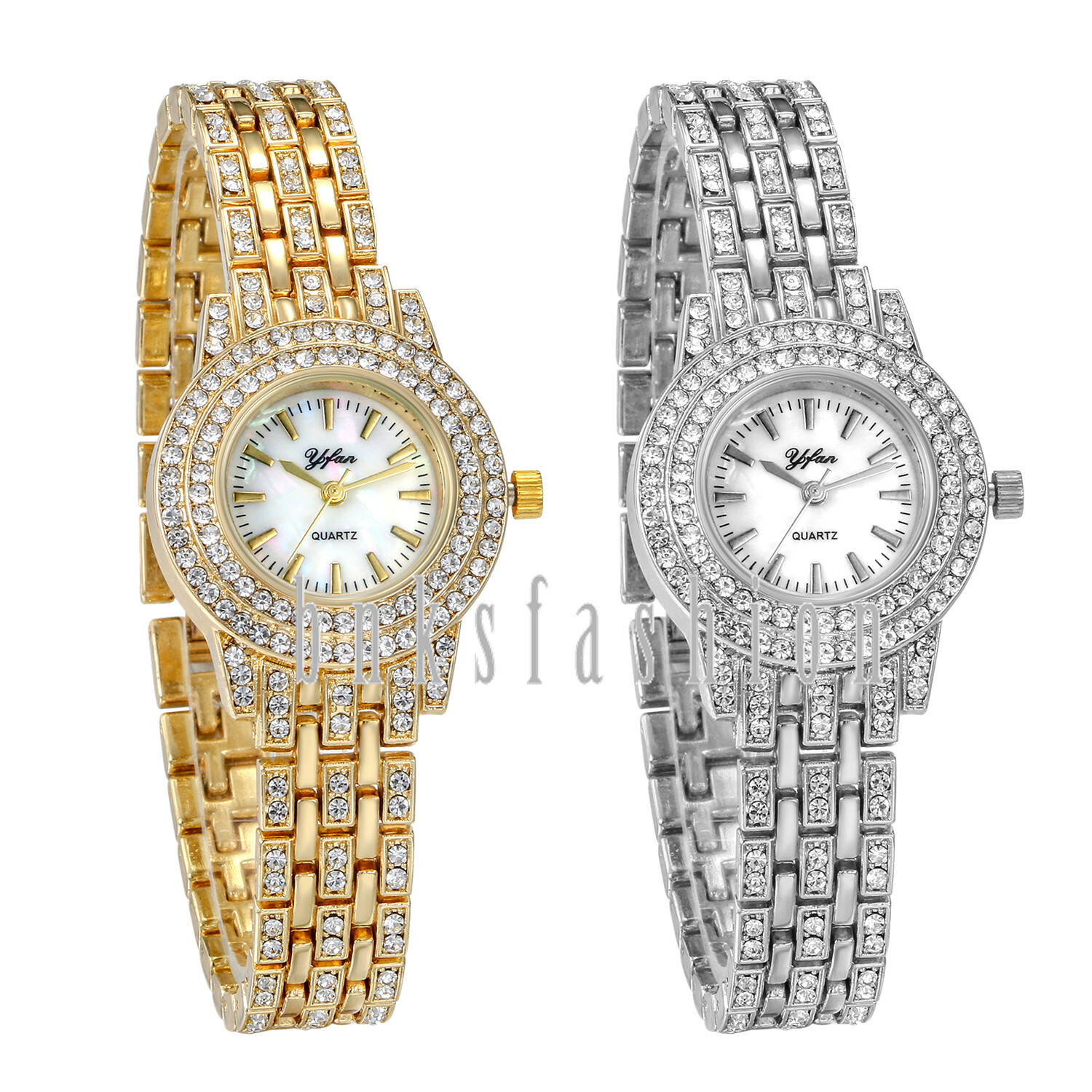 Women Luxury Watch Ladies Bling Rhinestone Dial Analog Quartz Dress Wristwatch