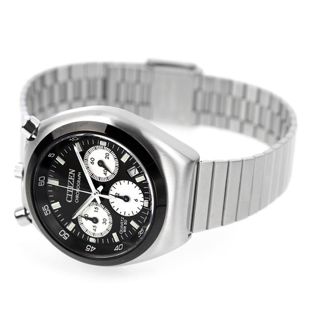 CITIZEN RECORD LABEL TSUNO CHRONO AN3660-81E Analog Men’s Watch Black Silver