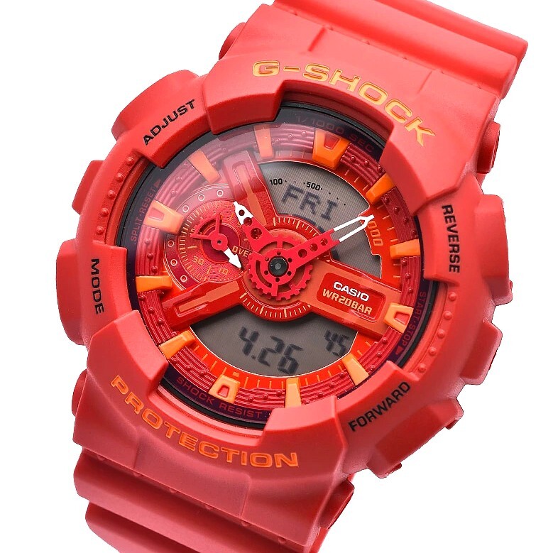 CASIO G-SHOCK GA-110AC-4AJF Analog Digital Watch Red 51.2mm