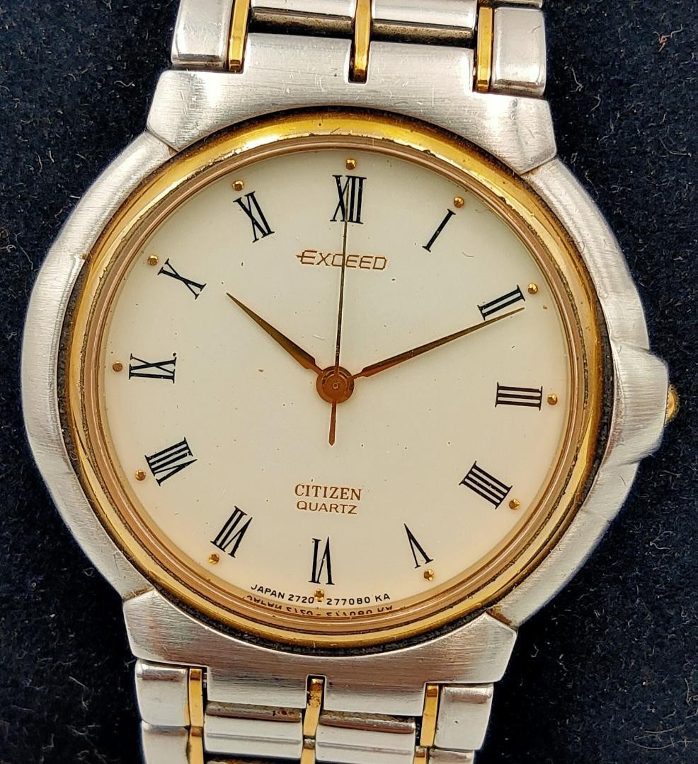 Citizen EXCEED 2730-274032 Y Two-Tone Quartz Dead battery | Japan