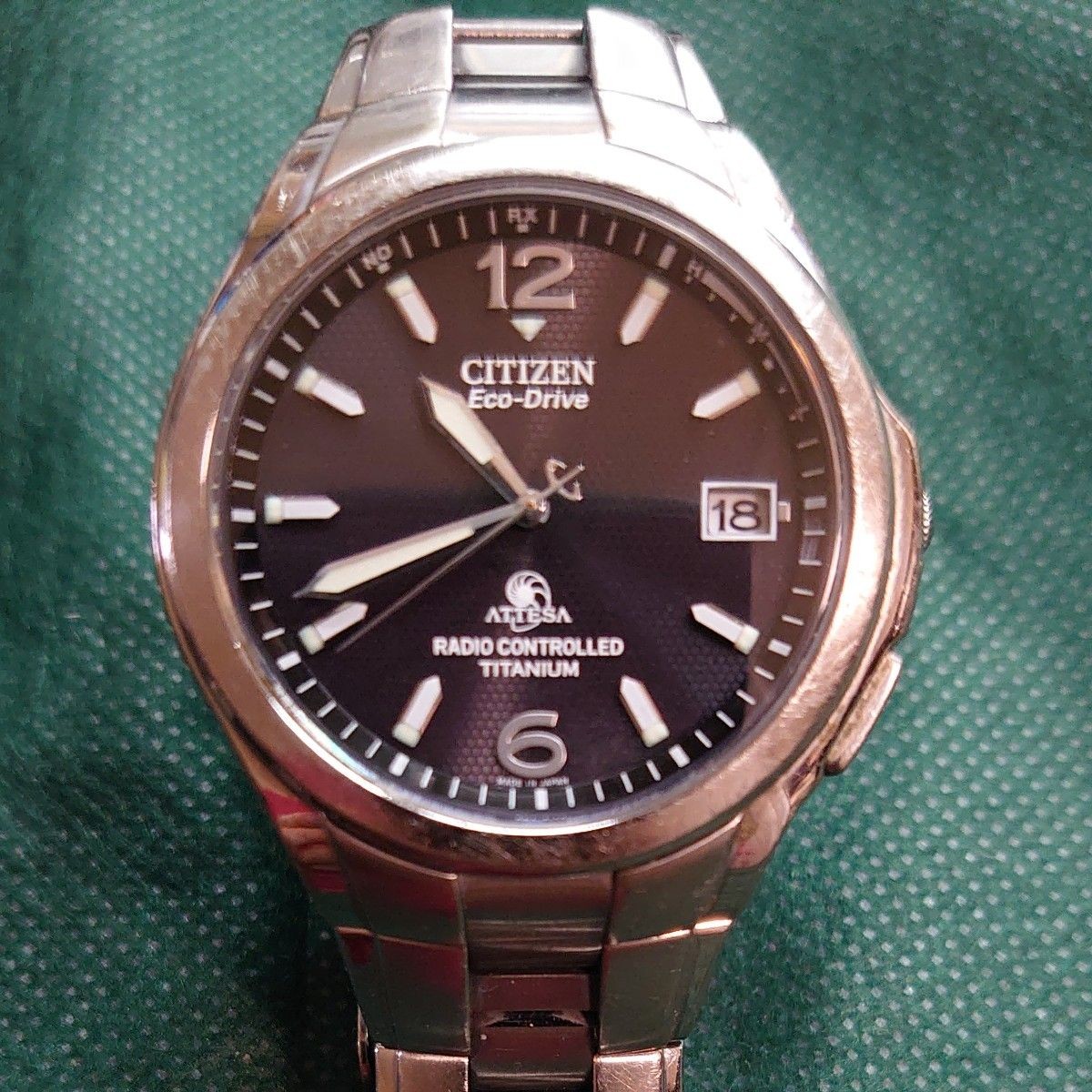 Citizen Attesa Solar-Powered Titanium Silver