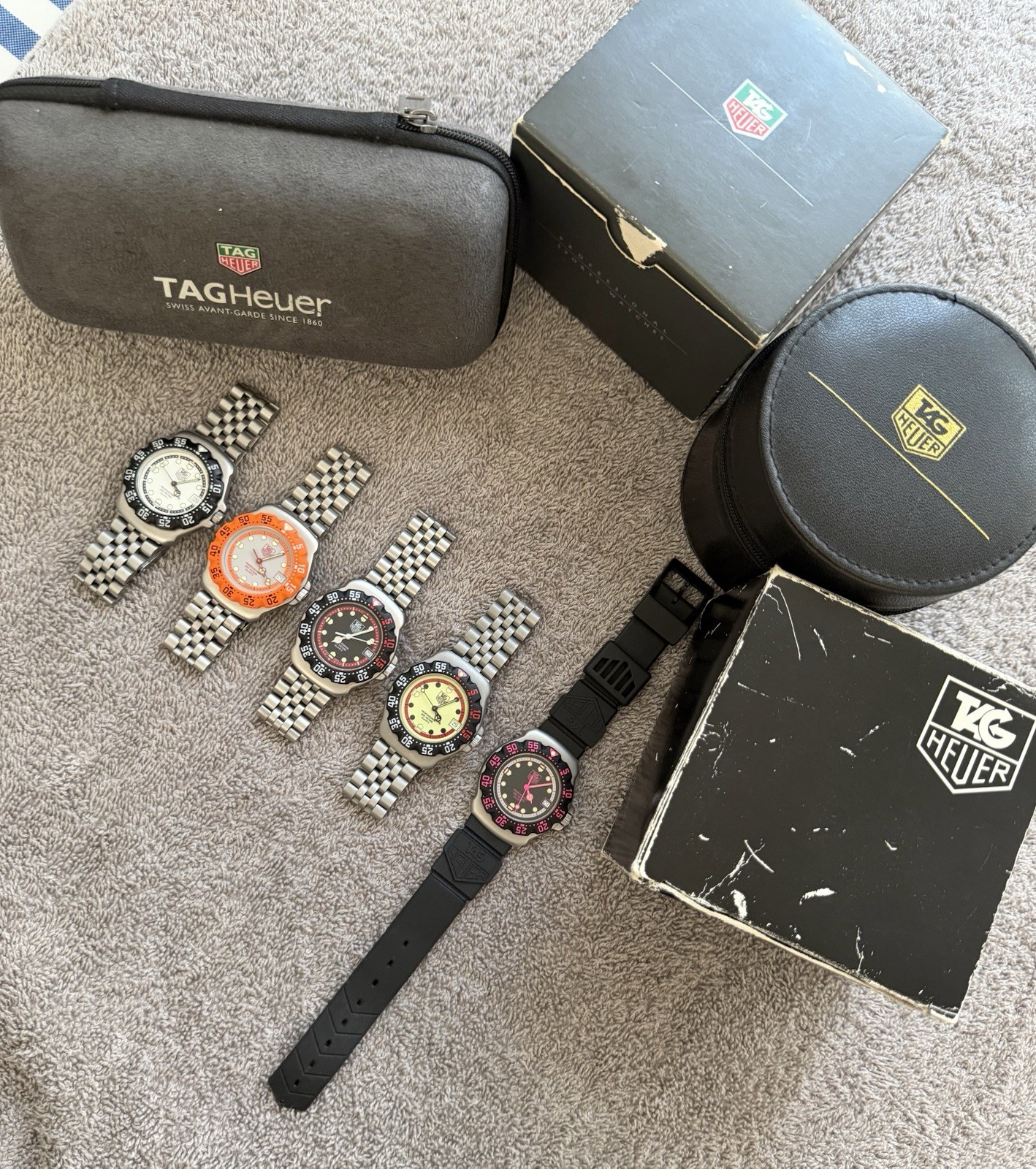TAG Heuer Formula 1 Watch Collection Lot of 5 | Professional 200M Quartz