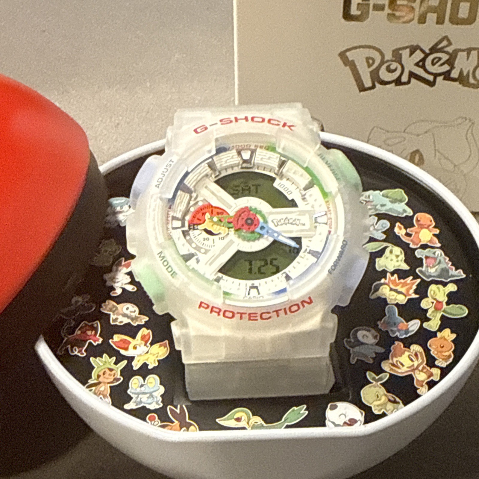CASIO G-SHOCK x Pokémon GA110PKM-7A Watch 30th Anniversary IN HAND SHIPS ASAP