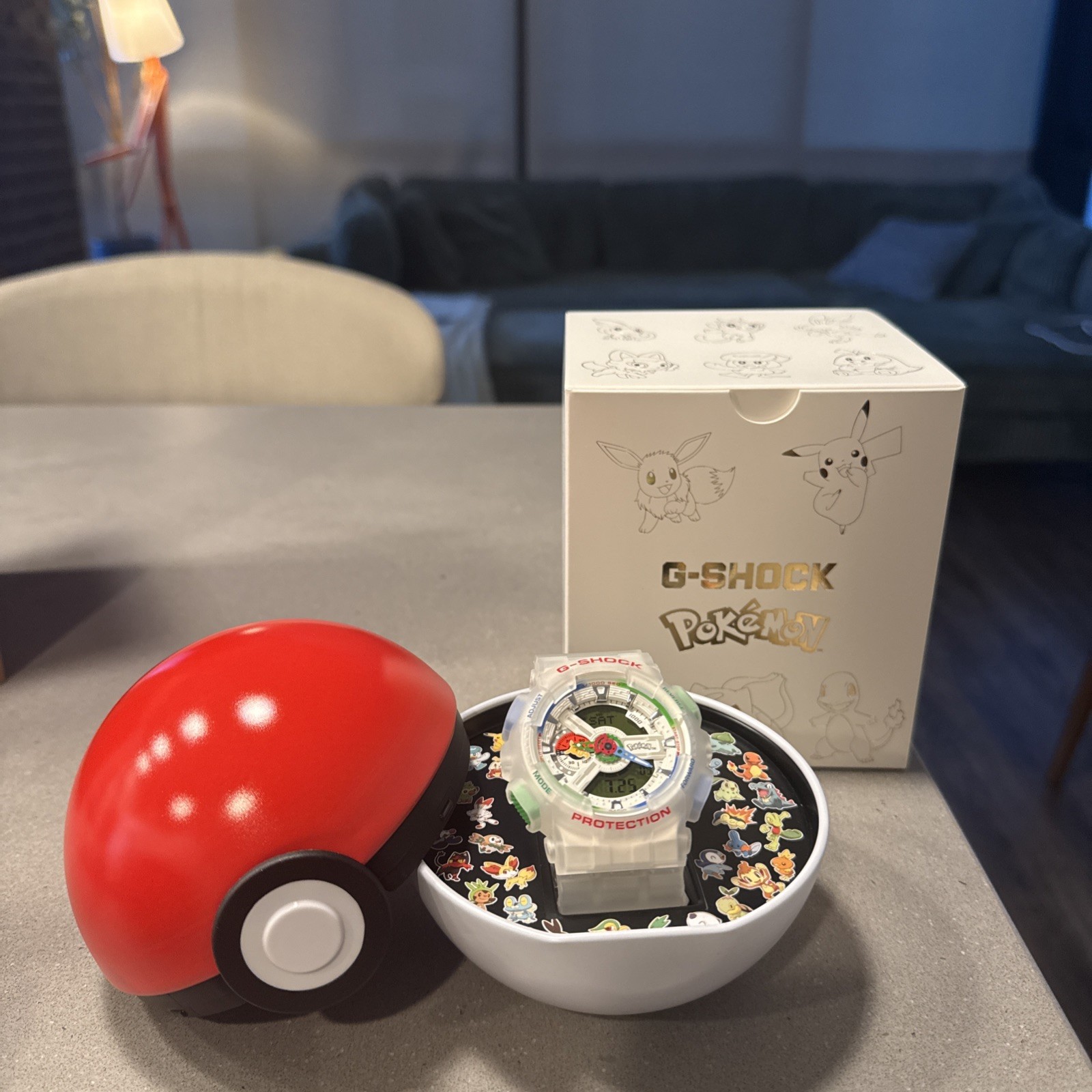 CASIO G-SHOCK x Pokémon GA110PKM-7A Watch 30th Anniversary IN HAND SHIPS ASAP