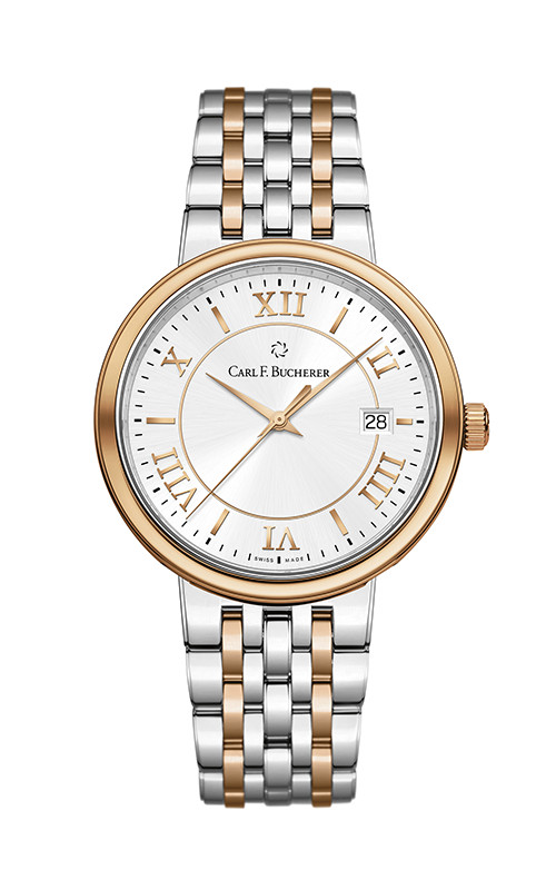 Carl F. Bucherer Adamavi 00.10314.07.1521 Date 18K Gold Steel 39MM Men Automatic