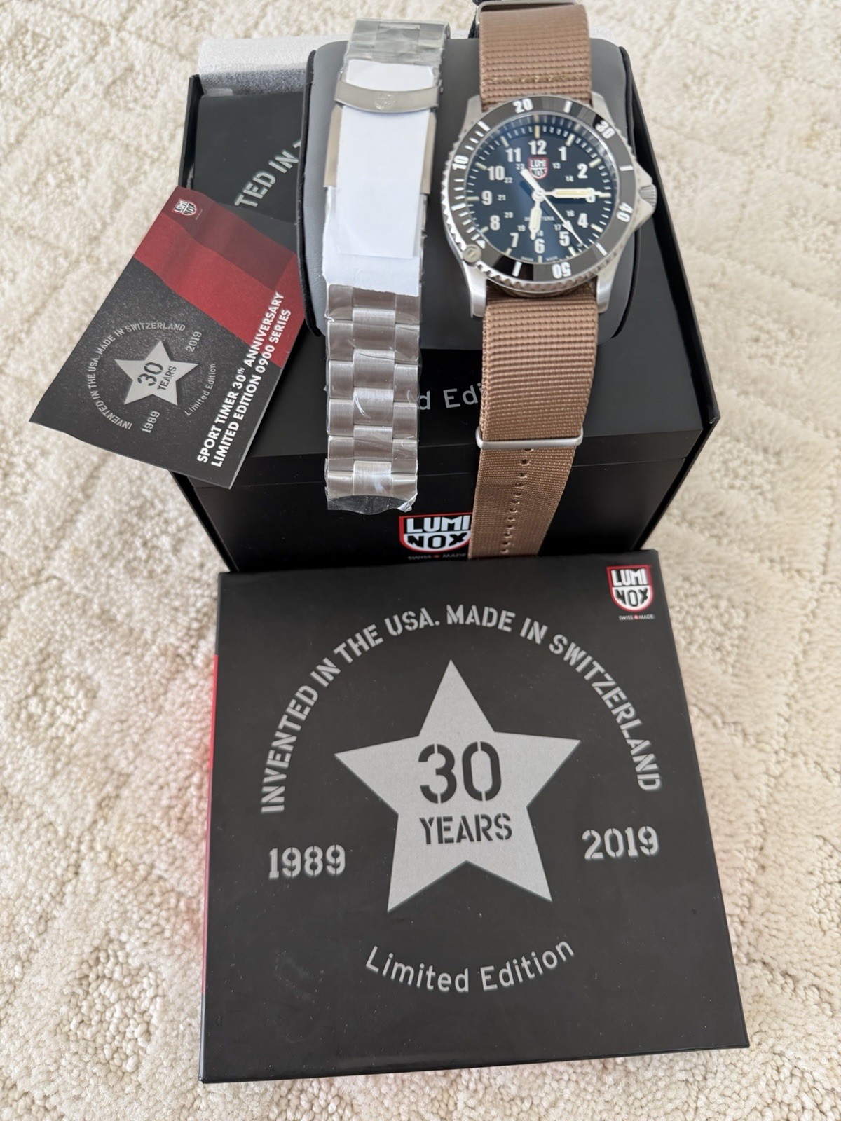 LUMINOX SPORT TIMERS XS.0901. 30th ANNIVERSARY LIMITED EDITION 0900 SERIES