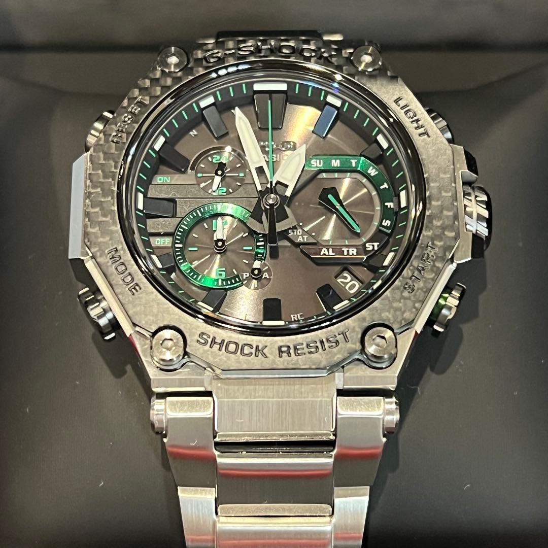 Casio G-Shock MTG-B2000 Silver Watch Japan New Unused Complete 0712651