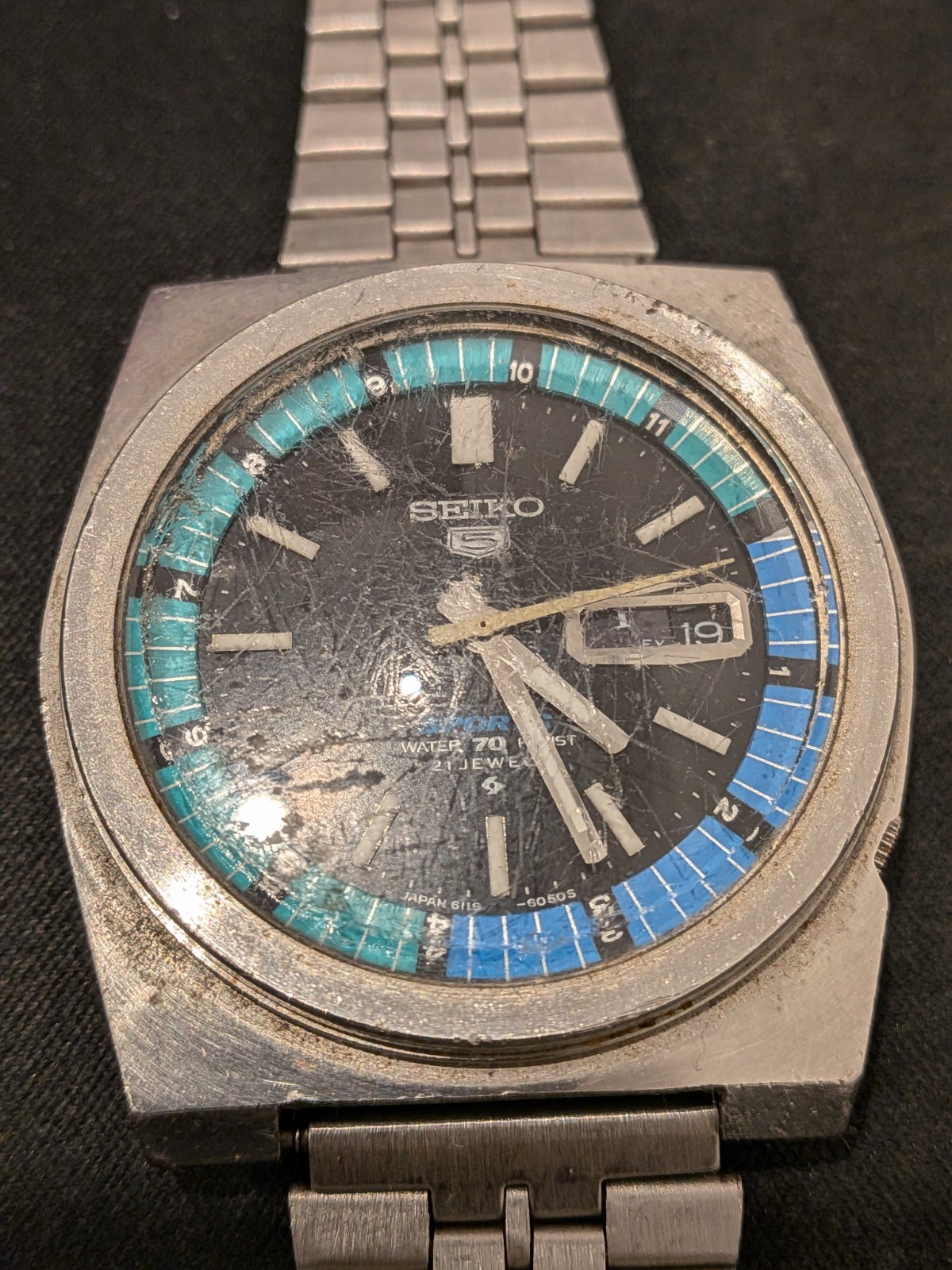 Vintage Seiko 5 Sports Regatta Timer 6119-6053