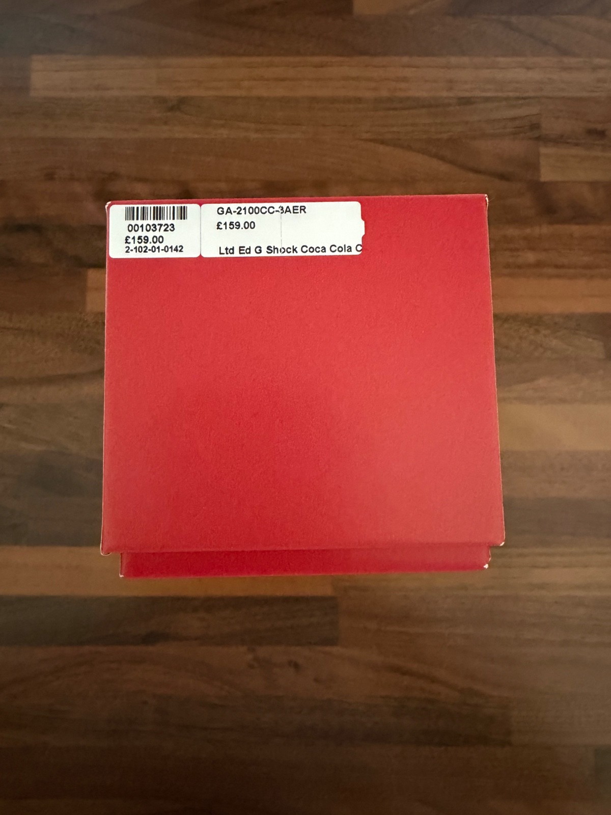 CASIO G-SHOCK x Coca-Cola GA-2100CC-3AJR. In Hand, With Box And Papers