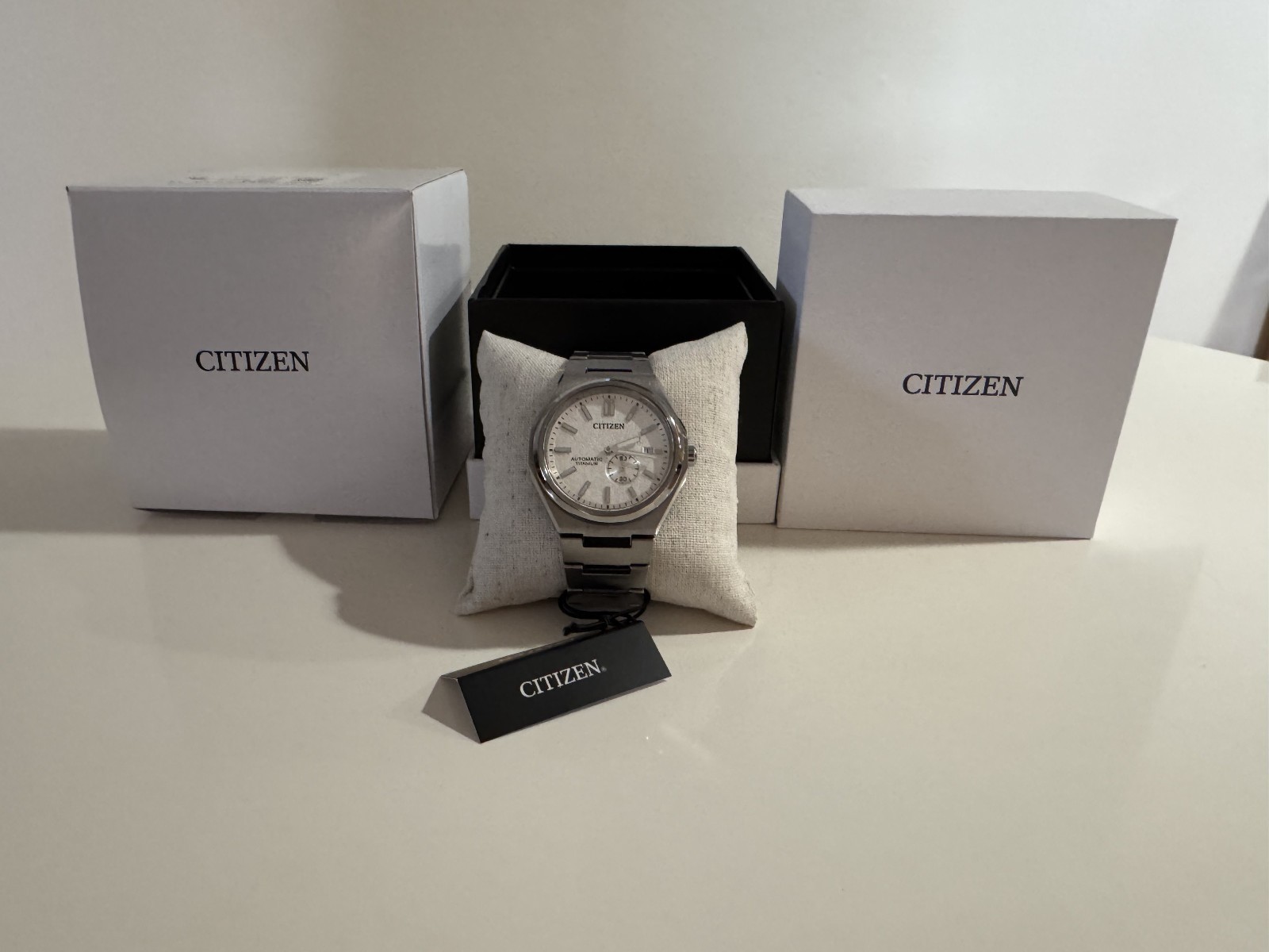 Citizen Zenshin Automatic White Dial Men’s Watch NJ0180-80A