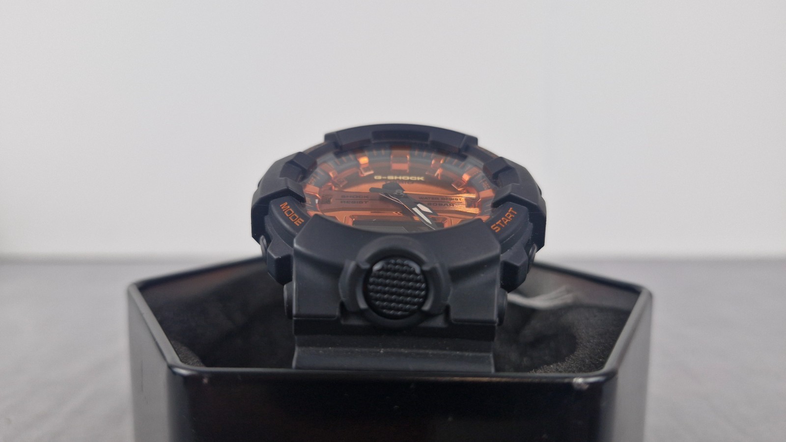 Casio G-Shock GA-800BR-1ADR Men’s Black Matte Orange Watch