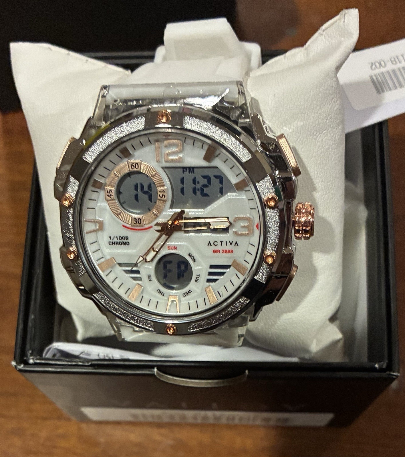 Activa Digital Essentials Men’s Quartz Analog-Digital Chronograph 51mm 100m Box