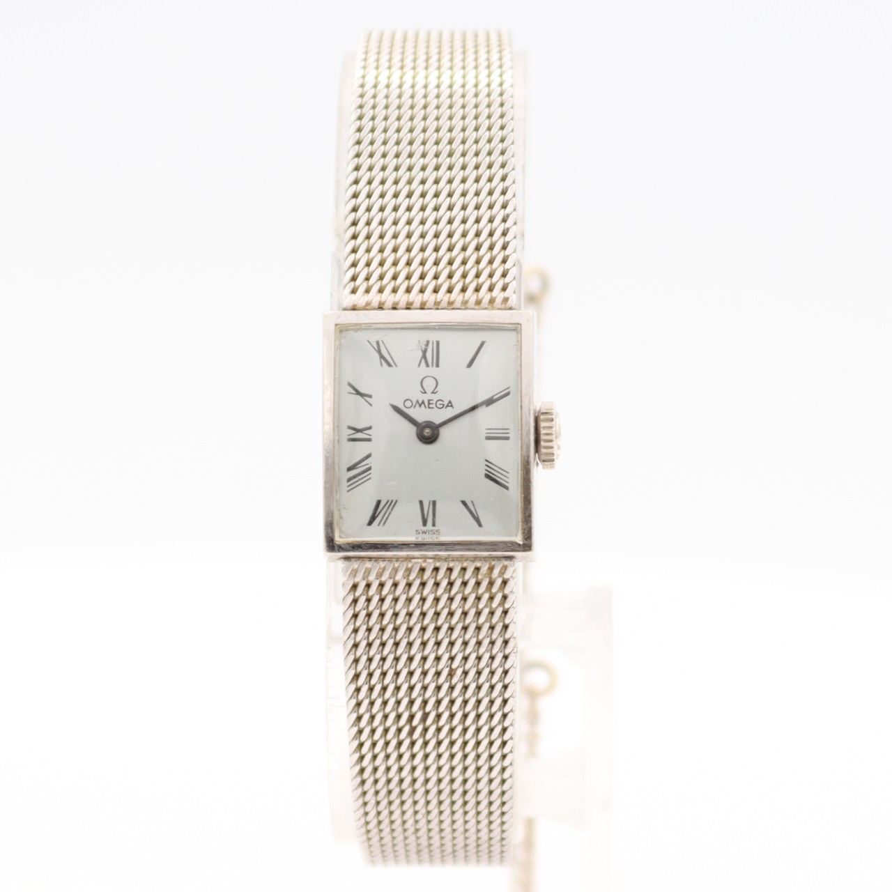 Vintage 15mm 1972 Omega 900238 Dress Watch Mechanical Wristwatch 10k White GF