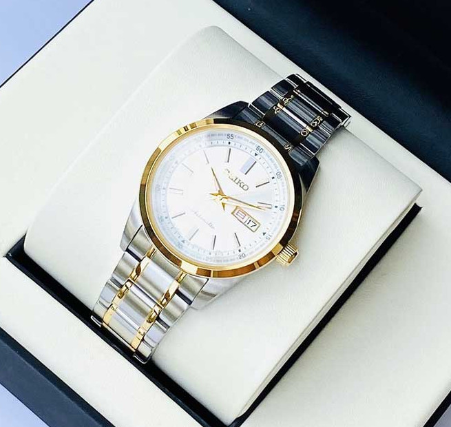 Seiko Automatic White Dial Date Day Indicator SARV004 Men’s Watch