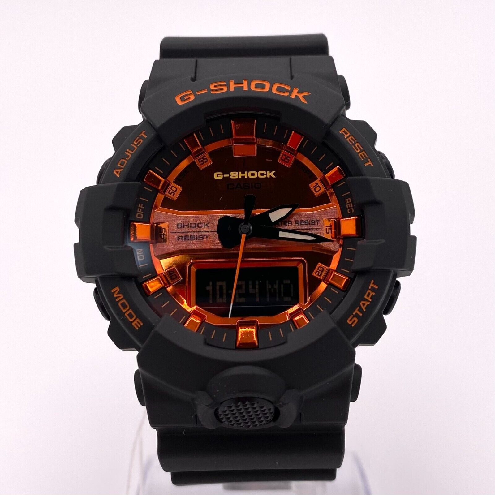 CASIO G-SHOCK GA-800BR-1ADR Digital Analog Rubber Men’s Watch